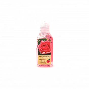 Антисептик для рук с экстрактом розы Hand & Nature Sanitizer Gel Rose