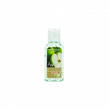 Антисептик для рук с экстрактом яблока Hand & Nature Sanitizer Gel Apple