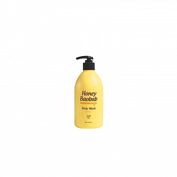 Гель для душа с медом и ароматом мимозы Honey Baobab Body Wash Mimosa