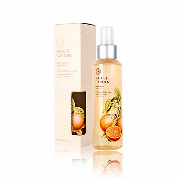 Парфюмированный спрей для тела с освежающим цитрусовым запахом Nature Garden Perfumed Body Mist Fresh Citrus