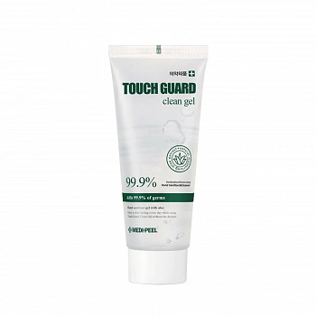 Антибактериальный гель для рук с соком алоэ 100 мл Touch Guard Clean Gel 100 ml
