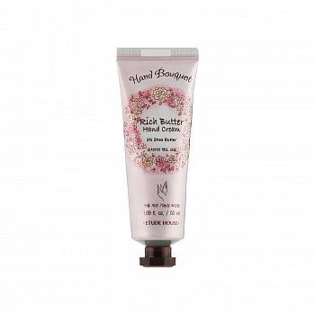 Питательный и увлажняющий крем для рук и ног с маслом ши 50мл Hand Bouquet Rich Butter Hand & Heel Cream 50ml