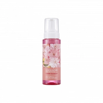 Мыло для рук с цветами вишни Hand & Nature Clean Hand Soap Cherry Blossom